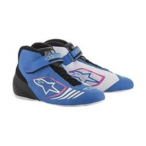 알파인스타 남성 오토바이 라이딩 레이싱 신발 Tech-1 KX, Blue/Black/Fuchsia, 7