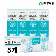 부광 시린메드 치약 시린이 잇몸케어 미백치약 안티프라그 구취 구강관리 청결 건치 치태제거 심미 불소치약 이시릴때 츙치 시린이케어, 5개x1세트