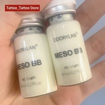BB크림 비비크림 커버력좋은 크론 8ml 글로우 메조 비비 세럼 이펙티브 화이트닝 애드 파운데이션 나이아신아마이드펩타이드를 위한 효과적인 브라이트닝 안티에이징, 2pcs 빛
