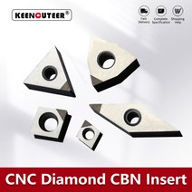 CBN 다이아몬드 선반 커터 1 개 단일 페이스 CNC 블레이드 인서트 질화 붕소 CCGT06 DCGT07 VBGT11/16 TCM, 02 R0.4_04 CCGW09T3