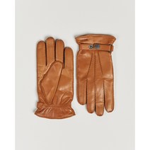 헤스트라 제이크 울 안감 버클 장갑 코냑