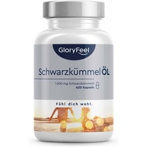 Gloryfeel 블랙커민씨드오일캡슐 1000mg 420캡슐 이집트산 천연 및 냉압착, 상세참조, 단일수량