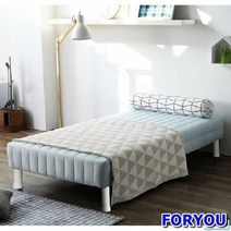 ForU554 매트리스 싱글침대 다용도침대 고시원침대 원목침대 원목평상형침대 이쁜침대, 핑크