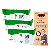 KF94 꽃보다 로즈마스크 황사방역마스크 대형 흰색 x 90개