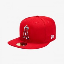 뉴에라 어센틱 LA 에인절스 게임 스칼렛 70383734 ACPERF ANAANG GM, 712(59.6cm)