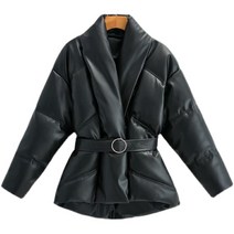 노카라 체크 루즈핏 오버핏 숏 라운드넥 퀼팅여성자켓 초겨울 코듀로이 점퍼 물결