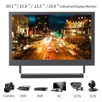 휴대용 보조 터치 모니터 4K 스마트 캠핑용티비 13.3 15.6 Pc 1080P 휴대 산업 VGA HDMI IPS LCD 디스플레이 10.1 11.6 카메라 Windows, 10.1inch 1366X768