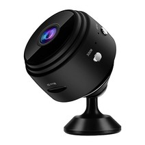 [LF] 미니 와이파이 IP카메라 HD 1080P 무선 실내카메라 나이트비전 오디오 모션 감지, A