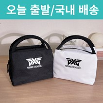 PXG 골프 보냉백 카트파우치 토트 가방 라운딩 간식 쿨러백 국내배송, 블랙