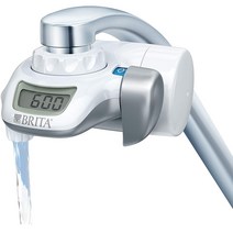 브리타 온 탭 여과 시스템 수도꼭지 정수기 600 Lt. 깨끗한 정수 필터., WHITE