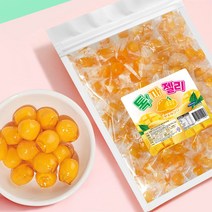 [과일 농축액 30%] 톡까먹는 젤리 1kg 과일 망고맛 대용량 벌크 과즙 학교간식, 1개