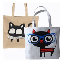 보드미 파우치 냐옹이 에코백