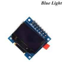 0.96 인치 7 핀 드라이버 SSD1306 칩 Diy 키트 블루 화이트 옐로 표시 등 OLED 디스플레이 LCD 모듈 X64 I2C IIC SPI 호환, [02] HW-236B