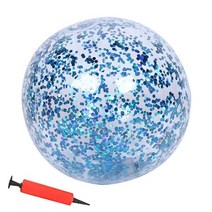 여름 파티를 위한 스팽글 장식 수영장 공 생일 파티 반짝이 비치 볼 장난감 어린이 성인을, [02] A