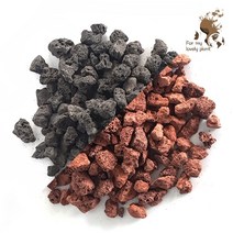 화산사 레드 블랙 10kg 자연석 화분 조경 어항 정원, 3호 10~20mm