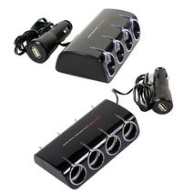 정성몰 차량용 시거잭 4구 멀티 소켓 + usb 일체 ( 일반형 스위치형) 12v 24v 공용, 스위치형