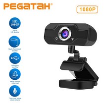 1080P 웹캠스피커 마이크 포함 웹 카메라 풀 HD Acto 포커스 웹캠 4K 웹 캠 USB 카메라 컴퓨터 PC 유튜브용 웹캠, 협동사, U6-SH