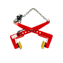 경계석 집게 블록 콘크리트 포크레인 리프트 공사 돌, 17인치 오픈 30-51cm 체인 타입, 1개