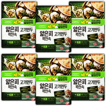 풀무원 얇은피 만두 고기 6봉 육즙 듬뿍 만두 찐만두 군만두 대용량 냉동 부추 만두 택배, 풀무원 얇은피 고기만두 400g x 6봉, 400g