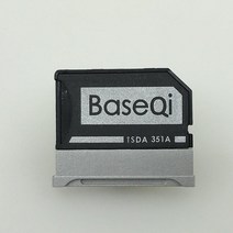 BASEQI 마이크로소프트 서피스 북 서피스 북 2 서피스 북 3 13.5인치 (모델-350A) 용 알루미늄 MicroSD 어댑터, Surface Book 2 3 15 (model-