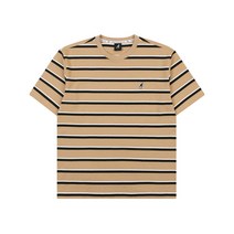 캉골KANGOL 빅토르 스트라이프 티셔츠 2723 베이지