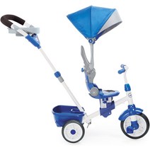 에이블 트라이크 Little Tikes Perfect Fit 4-in-1 세발자전거 핑크 9개월 - 5세, [01] 트라이크, [01] 파란색