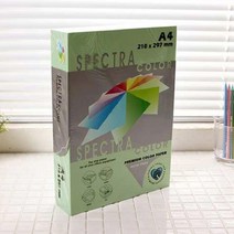 스펙트라 A4 색지 색상지 칼라용지 그린색 500매