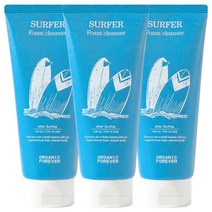 오가닉포에버 서퍼 폼 클랜저, 200ml, 3개