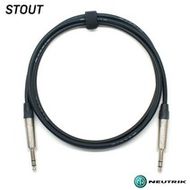 스타우트 3m B24E 발란스케이블 뉴트릭 6.3mm(TRS)-6.3mm(TRS) 타입 (SN-24TRS03)
