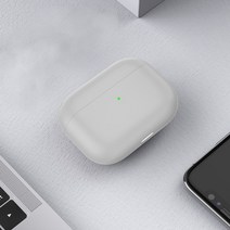 에어팟 프로 케이스 소프트 실리콘 케이스에 대 한 애플 에어팟 3 무선 이어폰 커버에 공기 포드 헤드폰 충, 14 Light Gray