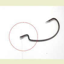 치타피싱 포토리아 광어다운샷 채비 국내수작업, 와이드갭 훅 5/0호, 1개