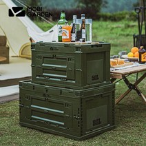 SURBORT캠핑 트레일러 아웃도어 캠핑 폴딩 카트 접이식트레일러, 올리브색, 20L