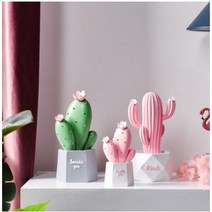 홈데코 북유럽스타일 선인장 장식, 초록