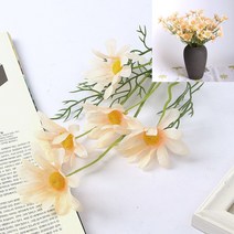 데이지조화 피치 생화같은조화 조화꽃도매 촬영용부케 조화코사지 아기화관 돌상조화 백일상조화 미니조화인조