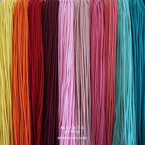 마타타 마크라메 재료 컬러 브레이드실 200yd 타래 네트백 우동끈 스트링(5mm/200야드), 11.피코크그린(200yd/약180m)