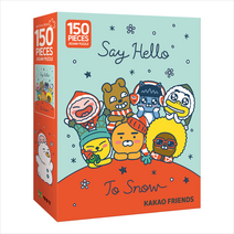 예림당 카카오프렌즈 직소 퍼즐 150 PCS 세이 헬로 투 스노우