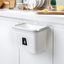 비스토어 가정용 음식물 쓰레기통 싱크대 걸이형, 03. 오픈형, 화이트