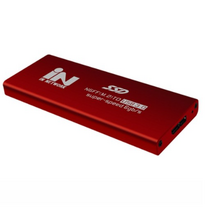 인네트워크 NGFF M.2 to USB3.0 SSD 외장하드 케이스 레드 IN-SSDM2R