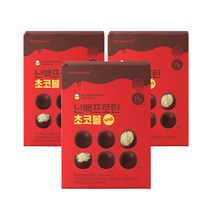 프로틴어스 난백 프로틴 초코볼 카카오, 30g x 18개(3box)