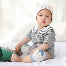 푹신한 걸음마 애기 무릎 보호 대 출산선물 돌선물, 색상, 무릎보호대 옐로우