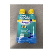 선크림 코퍼톤 KIDS 자외선 차단제 연속 스프레이 SPF 50 (5.5온스 2팩)