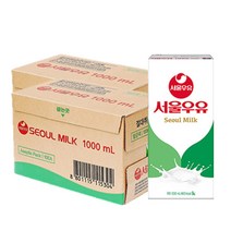 서울우유 멸균우유 1000ml x 20팩 서울멸균우유 1Lx20팩, 1L 20팩