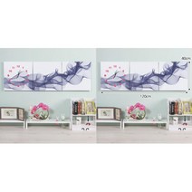 사무실 특이한 그림 액자 초대형 벽시계 집들이시계