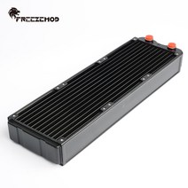 Freezemod 36cm 알루미늄 라디에이터 45mm 두께 360mm pc 수냉 이중층 방열판 2층 액체 열교환기