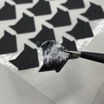 폴꾸 탑꾸 사진꾸미기 모서리스티커 블랙 폴라로이드꾸미기 탑꾸스티커