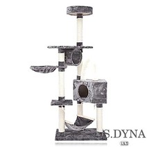 시베리안고양이 야옹이캣타워 턱시도 펫캣폴 킹스, 상세페이지 참조, 선택사항_그레이