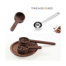 스테인레스 스페이드 우드 커피 원두 계량 스푼, 2.스페이스 우드 계량 스푼 I (소)