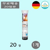 내츄럴플러스 잔티바 프리미엄 비타민C 1100 결합조직형성 제품 발포 직장인 20정 1개