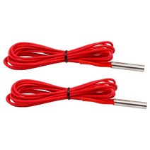 프린터 부품 교체 2pcs 3d 카트리지 히터 12v24v 40w 620mm 1m 화산, 2개 6x30 12v40w
