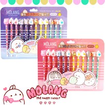 차카니샵 6000 몰랑 미니피규어 연필세트 B 12본/ver.05